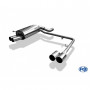 Silencieux arrière duplex inox 2x80mm type 10 pour BMW 735i/745i TYPE E65