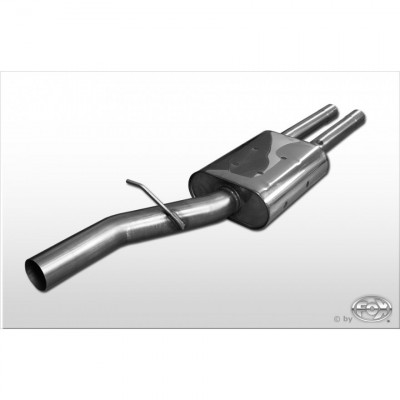 Stainless intermediate silencer for BMW 735i/745i TYPE E65