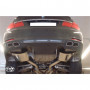 Silent rear duplex stainless steel 2x63mm type 14 for BMW 760i TYPE F01