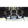 Silent rear duplex stainless steel 2x63mm type 14 with valves for BMW 760i TYPE F01