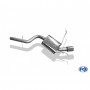Silent stainless steel rear 1x100mm type 16 for BMW X1 TYPE X84 DIESEL
