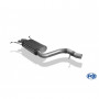 Silent stainless steel rear 2x80mm type 25 for BMW X1 TYPE X84 ESSENCE