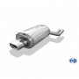 Silencieux arrière inox 1x135x80mm type 53 pour BMW X3 TYPE E83