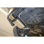 Silent stainless steel rear 2x80mm type 25 for BMW X3 TYPE E83