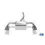 Silent rear duplex stainless steel 2x90mm type 17 for BMW X3 TYPE F25