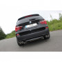 Silent rear duplex stainless steel 2x90mm type 17 for BMW X3 TYPE F25