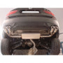 Silent rear duplex stainless steel 2x90mm type 17 for BMW X3 TYPE F25