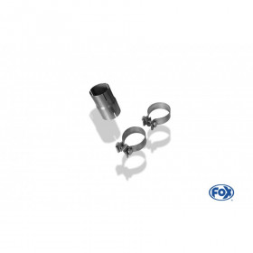 70/70mm stainless steel adapter for BMW X3 TYPE F25