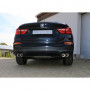Silent rear duplex stainless steel duplex type 17 for BMW X4 TYPE F26 (with Pack-M)
