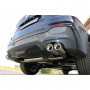 Silent rear duplex stainless steel duplex type 17 for BMW X4 TYPE F26 (with Pack-M)