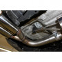 Silent rear duplex stainless steel duplex type 17 for BMW X4 TYPE F26 (with Pack-M)