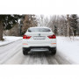Silent rear duplex stainless steel duplex type 25 for BMW X4 TYPE F26 (without Pack-M)