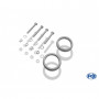 Silent rear duplex stainless steel 2x76mm type 13 for BMW X5 TYPE E53