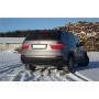 1x111x85mm type 38 stainless pipe exhaust kit for BMW X5 TYPE E70
