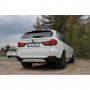 Silent rear duplex stainless steel 2x80mm type 16 for BMW X5 TYPE F15