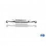 Silent rear duplex stainless steel 1x115x85mm type 38 for BMW X6 TYPE E71