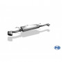 Silent rear duplex stainless steel 1x115x85mm type 38 for BMW X6 TYPE E71