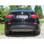 Silent rear duplex stainless steel 1x115x85mm type 38 for BMW X6 TYPE E71