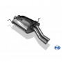 Silencieux arrière inox 2x80mm type 13 pour BMW Z3 TYPE E36 ROADSTER/COUPE