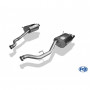 Silent rear duplex stainless steel 2x76mm type 13 for BMW Z3 M