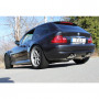 Silent rear duplex stainless steel 2x80mm type 25 for BMW Z3 M