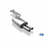 Silent stainless steel front for BMW Z4 TYPE E85 (non Facelift)