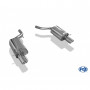 Silencieux arrière duplex inox 1x100mm type 25 pour BMW Z4 TYPE E89 S-DRIVE 35I