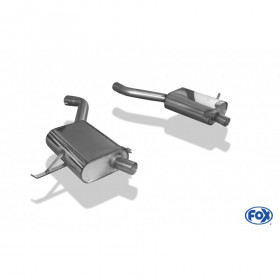 Silencieux arrière duplex inox pour BMW Z8