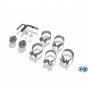 Silent rear duplex stainless steel 2x115x85mm type 32 for CADILLAC ESCALADE