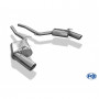Silent rear duplex stainless steel 1x100mm type 16 for CHEVROLET CAMARO