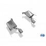 Silent rear duplex stainless steel 1x100mm type 13 for CHEVROLET CAPTIVA TYPE KLAC
