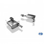 Silencieux arrière duplex inox 1x115x85mm type 33 pour CHEVROLET CAPTIVA TYPE KLAC