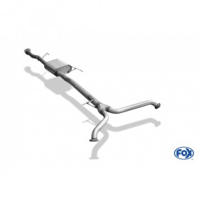 Silencieux avant inox pour CHEVROLET CAPTIVA TYPE KLAC