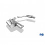 Silent rear duplex stainless steel 1x100mm type 17 for CHRYSLER 300C