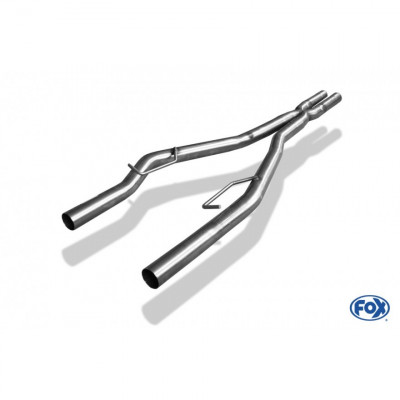 Stainless front silencer removal tube for CHRYSLER 300C