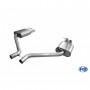 Silencieux arrière duplex inox 2x80mm type 17 pour CHRYSLER 300C