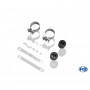 Silent rear duplex stainless steel 2x80mm type 17 for CHRYSLER 300C