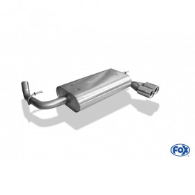 2x76mm stainless steel silent for CHRYSLER NEON II