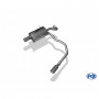 Silent rear duplex stainless steel 1x90mm type 13 for CHRYSLER PT-CRUISER BERLINE/CABRIOLET