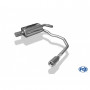 Silent rear duplex stainless steel 1x90mm type 13 for CHRYSLER PT-CRUISER BERLINE/CABRIOLET
