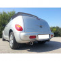 Silent rear duplex stainless steel 1x90mm type 13 for CHRYSLER PT-CRUISER BERLINE/CABRIOLET