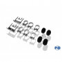 Silencieux arrière duplex inox 1x115x85mm type 33 pour CHRYSLER SEBRING TYPE JR COUPE/CABRIOLET