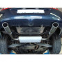 Silent rear duplex stainless steel 1x115x85mm type 33 for CHRYSLER SEBRING TYPE JS COUPE/CABRIOLET