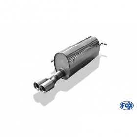 Silent stainless steel 2x80mm type 13 for CITRO-N C4 COUPÉ