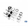 Silent rear duplex stainless steel 1x100mm type 13 for CITRO-N C-CROSSER