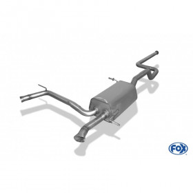 Silent rear duplex stainless steel on original output for CITRO-N DS5