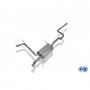 Silent rear duplex stainless steel on original output for CITRO-N DS5