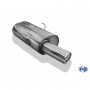 Silencieux arrière duplex inox 1x90mm type 13 pour CITROËN SAXO