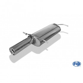 1x90mm stainless steel rear silencer type 13 for CITRO-N XSARA N1