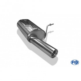 Silencieux arrière inox 1x80mm type 13 pour CITROËN XSARA PICASSO N68